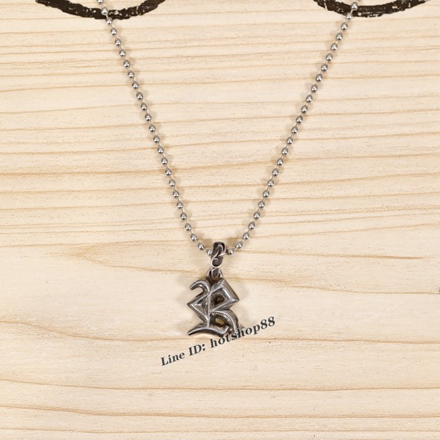 Chrome Hearts專櫃皮具包包純銀字母項鏈 克羅心925純銀字母S吊墜 gj1074